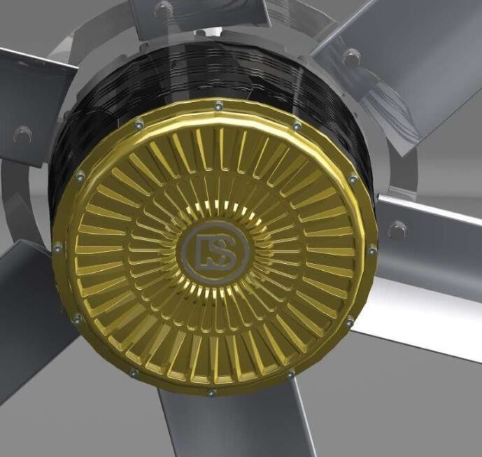 3.6M 12ft kommerzielle elektrische große HVLS Ventilatoren hoher Decken-