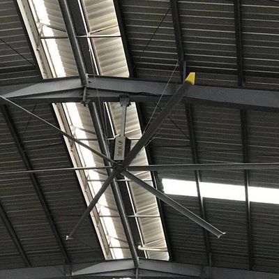 Ein guter Preis. 1.5kw natürliche Kühlluftkühlung Hochgeschwindigkeits-HVLS-Deckenventilator Online