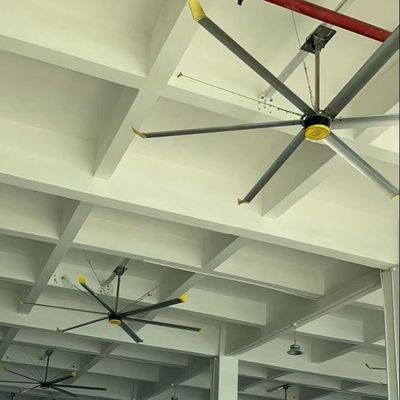 Ein guter Preis. Werkstatt-Belüftung 24FT industrielles Großserien- 58RPM und langsames Deckenlüfter Online