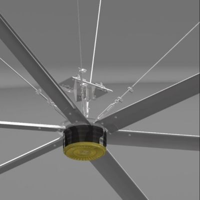 Ein guter Preis. 16 Fuß 58rpm Pmsm große HVLS industrielle ExtraDeckenlüfter für Lager und Fabrik Online