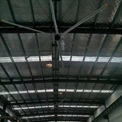 DX-7.3G 24FT Industrie-HVLS-Deckenventilator 1,5 kW Stromverbrauch und höhere Leistung für große Räume