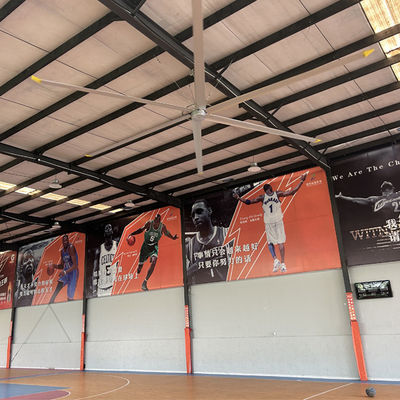 Ein guter Preis. 8FT-24FT Blade Material Al-Mg Legierung HVLS Deckenventilatoren für Sportzentrum oder Turnhalle Luftkühlung Online