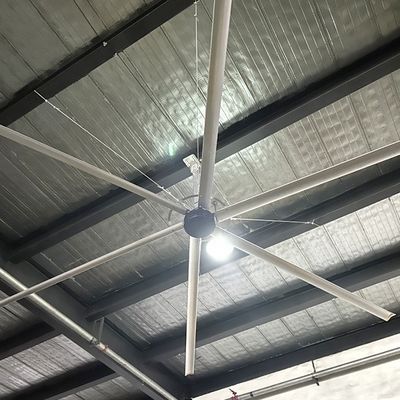 Ein guter Preis. 24 Fuß Aluminium-Magnesium-Legierung HVLS Industrie-Deckenventilator für Lager Hochspannung Online