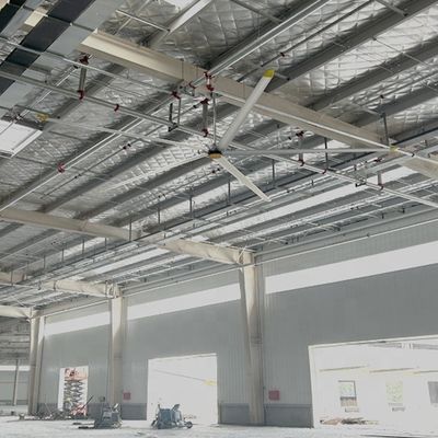 Ein guter Preis. 380/220V Motor Typ PMSM Dc Bürstenloser Außenrotor 7,3m 24FT Luftgekühlter industrieller Deckenventilator mit 6 Blattblättern Online