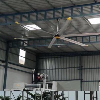 Ein guter Preis. Sliver Grey 5,0m 16ft Groß HVLS Deckenventilator für Luftkühlung und Lüftung Online