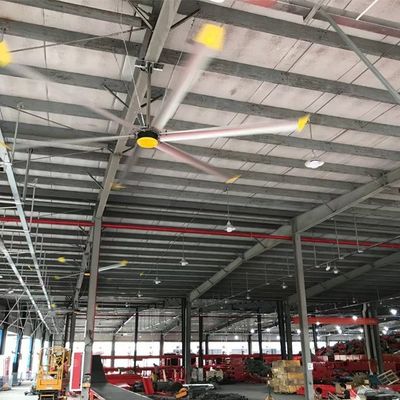 Ein guter Preis. Aluminium-Magnesiumlegierung 6,1 m 20ft HVLS-Industrielle Deckenventilatoren für die Lüftung von Milchbetrieben Online
