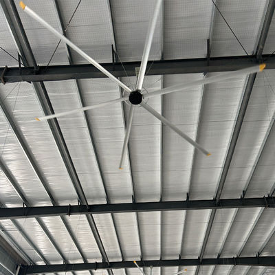 Ein guter Preis. Ventilatordurchmesser 8FT-24FT PMSM Motorgetriebener HVLS-Deckenventilator für Kabelherstellung Online