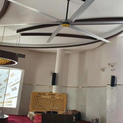 Ein guter Preis. 6.1M/20FT Lüftungsventilator Synchroner Dauermagnetmotor HVLS Großer industrieller Deckenventilator Online