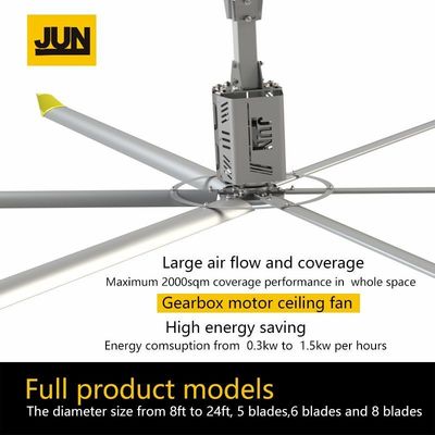 Ein guter Preis. 24 Fuß großer HVLS-Ventilator mit Luftkühlfunktion für die Fabriklüftung Online