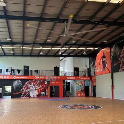 Ein guter Preis. 24 ft (7,3 m) HVls Industrieller Deckenventilator für Basketballventilation Online