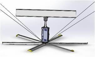 Ein guter Preis. Luftkreislauf 6 Handelspaddel Große HVLS-Ventilatoren Online