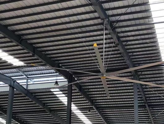 Ein guter Preis. 24 Fuß großer industrieller Pmsm HVls Deckenventilator für Luftkühlung und Belüftung Online